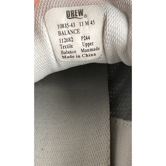 Drew Player Athletic‎ Sneakers Grey Men Sz 11 M Balance Slip Resistant Comfort - Picture 4 of 13